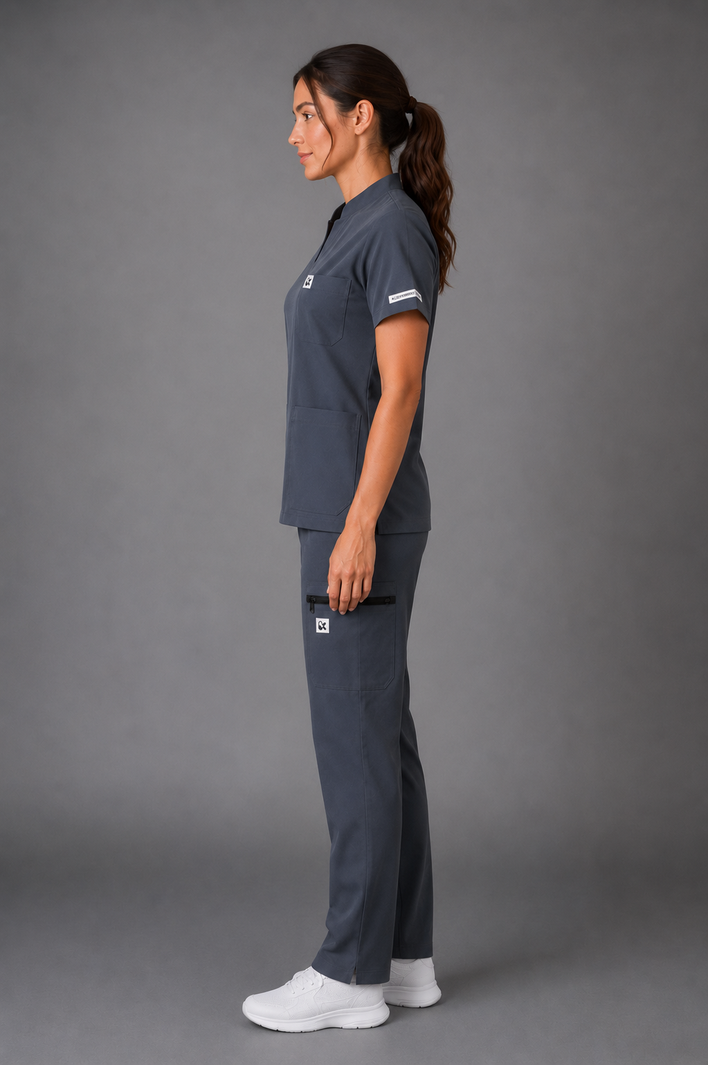 FitX Go women’s Scrub Dark Grey