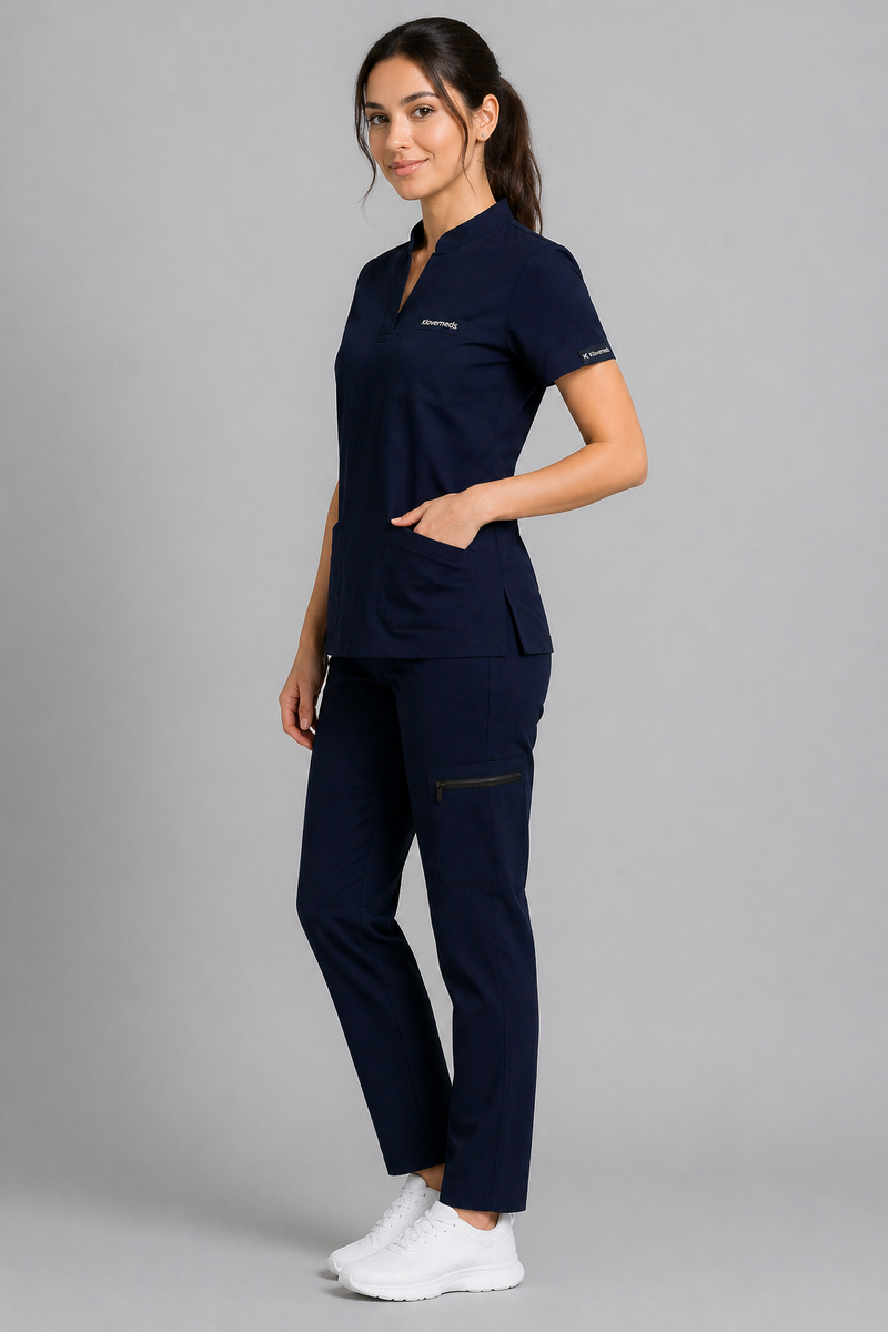FitX women’s Scrub Navy Blue