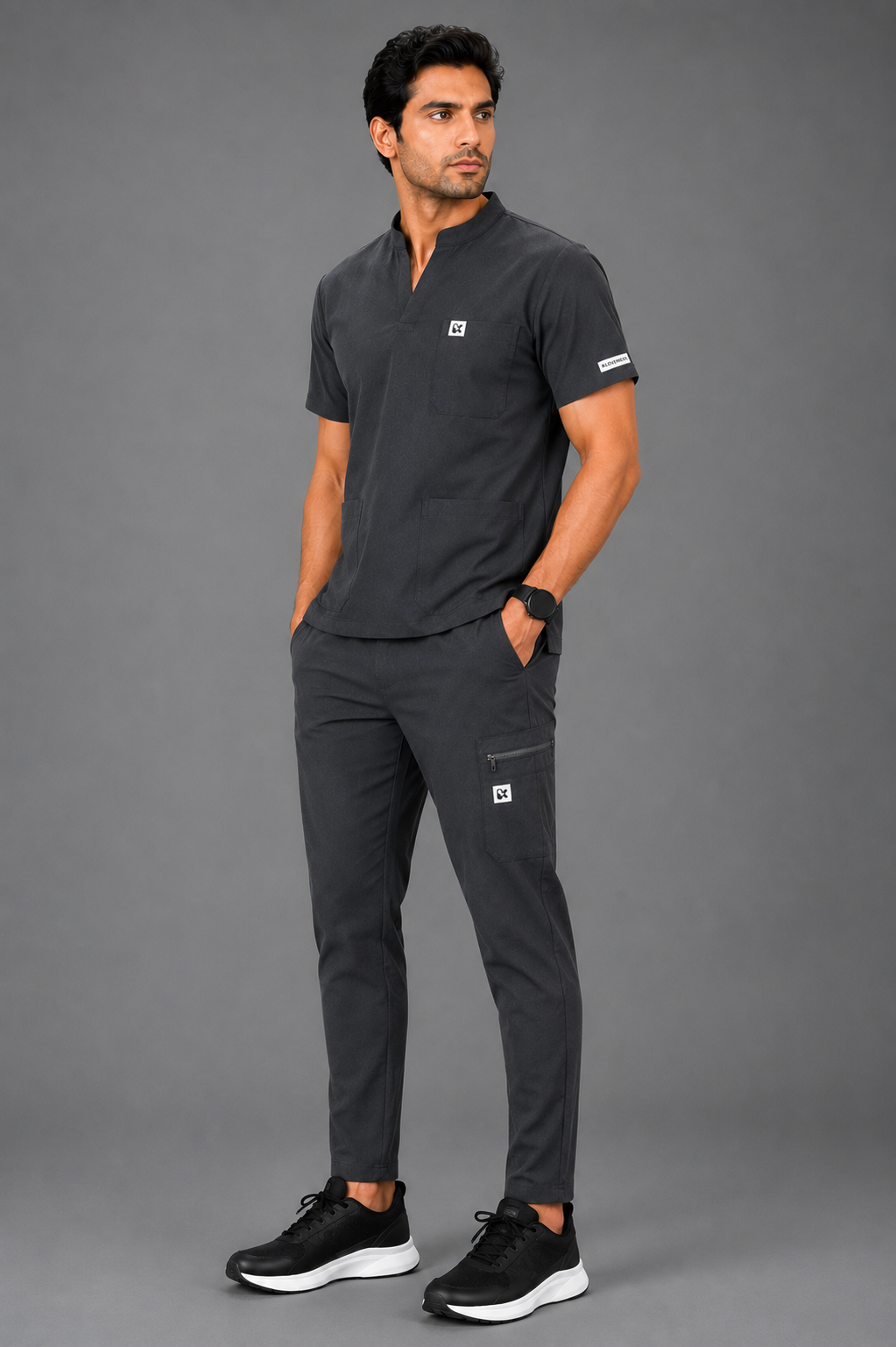 FitX Men’s Scrub Grey