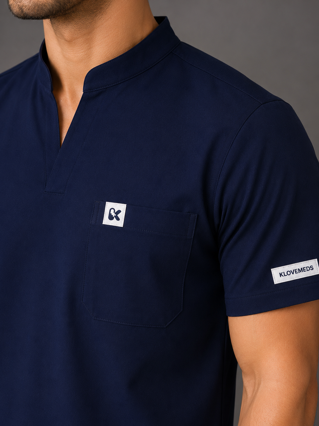 FitX Go Men’s Scrub Navy Blue