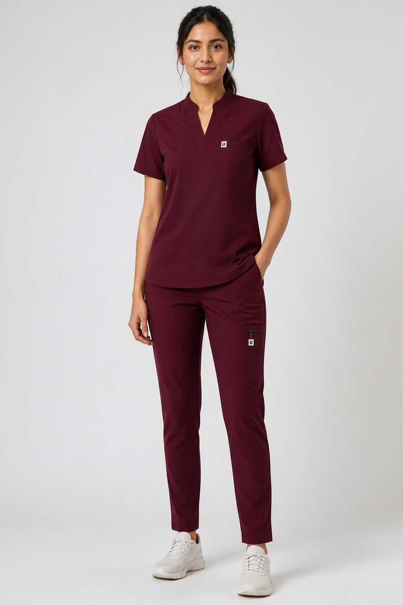 Classic Women’s Scrub Midnight Maroon