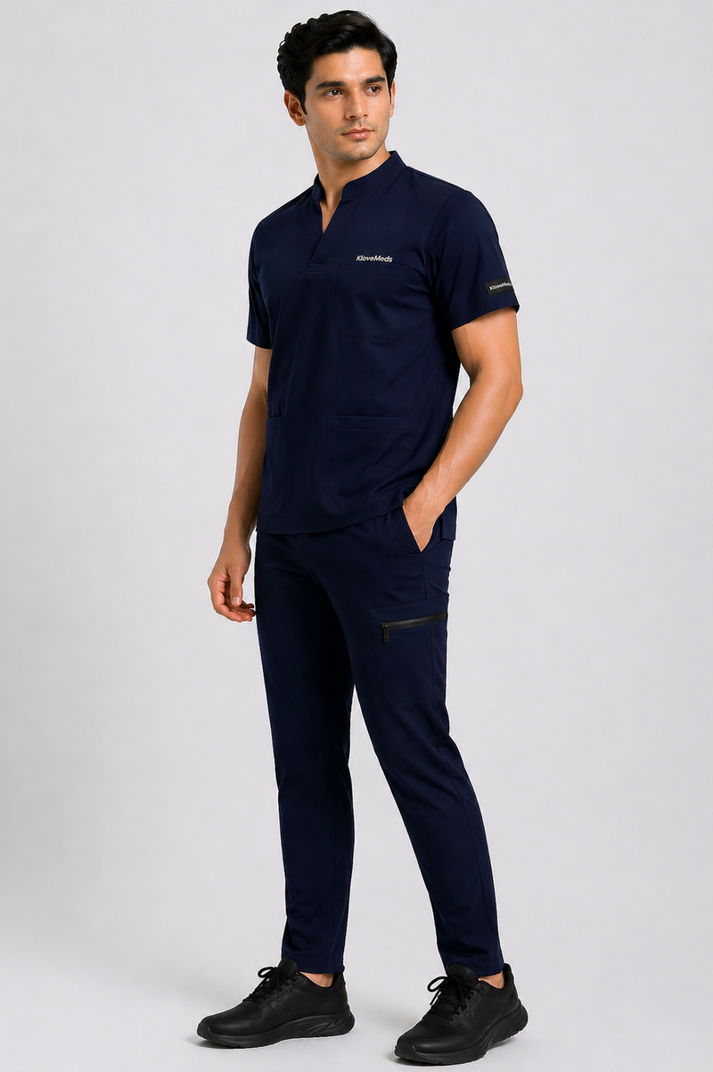 FitX Men’s Scrub Navy Blue