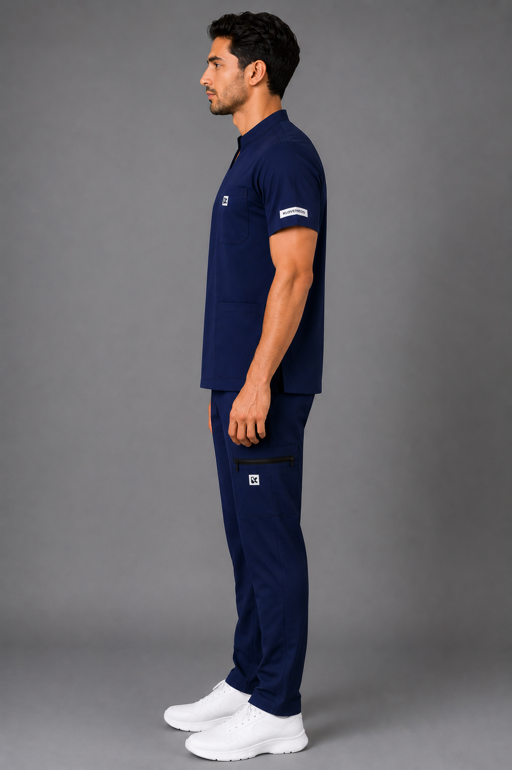 FitX Go Men’s Scrub Navy Blue