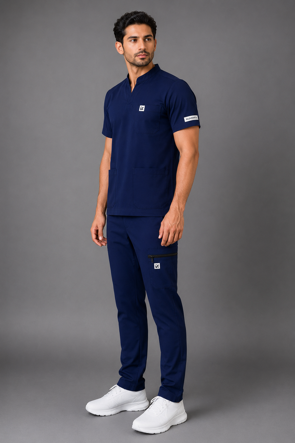 FitX Go Men’s Scrub Navy Blue
