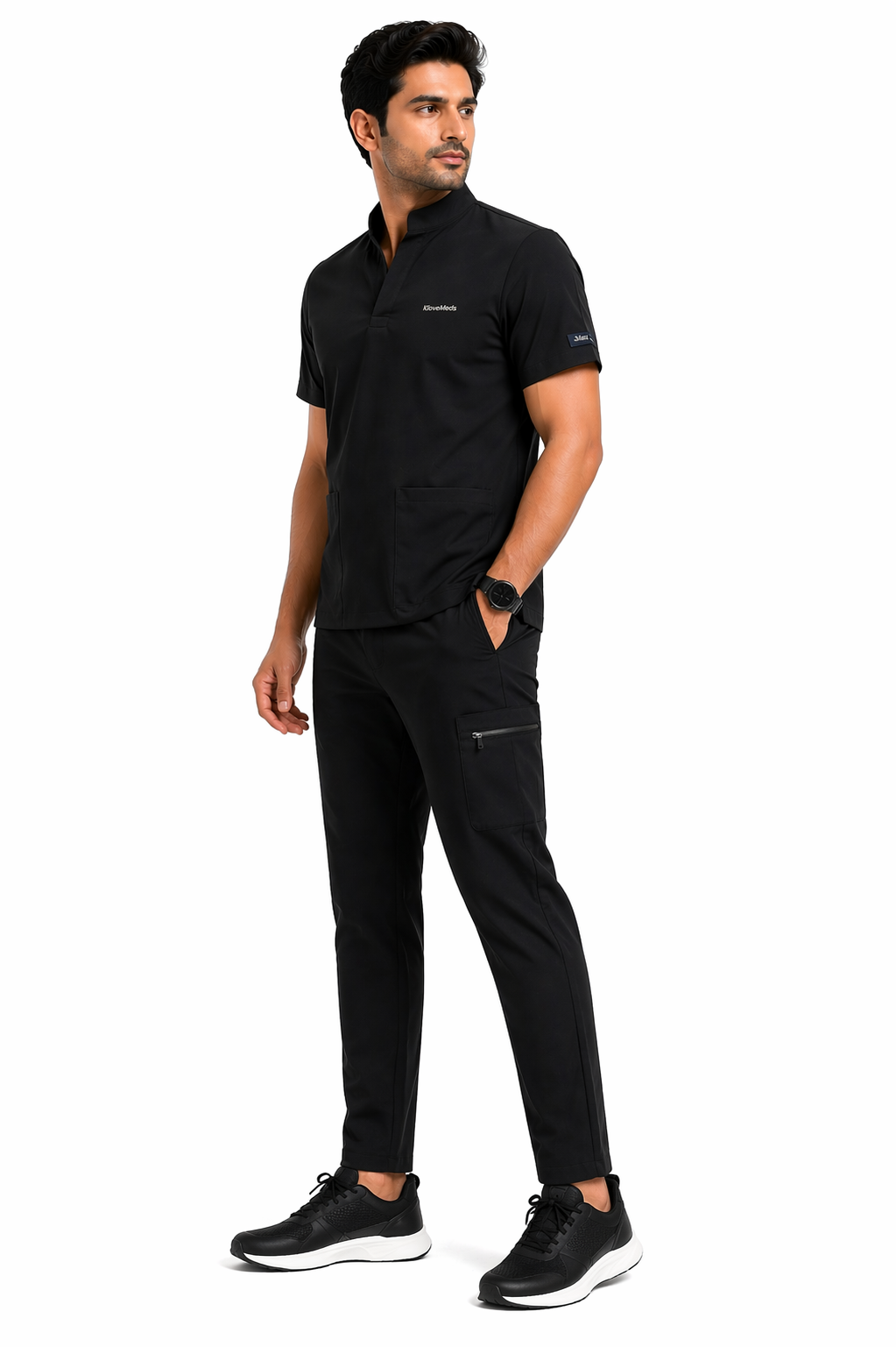 FitX Men’s Scrub Black