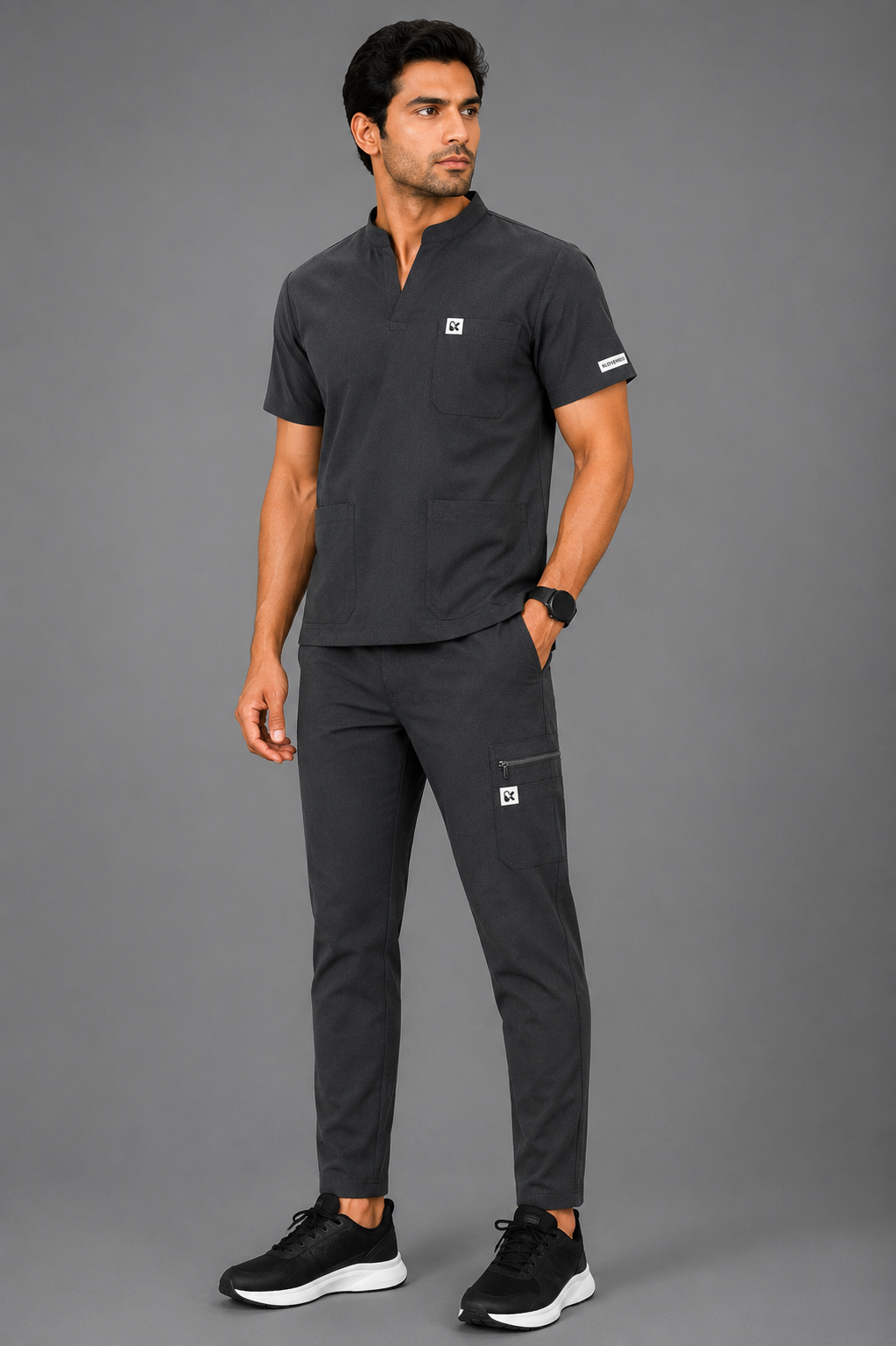 FitX Men’s Scrub Grey
