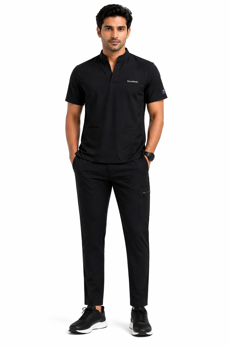 FitX Men’s Scrub Black