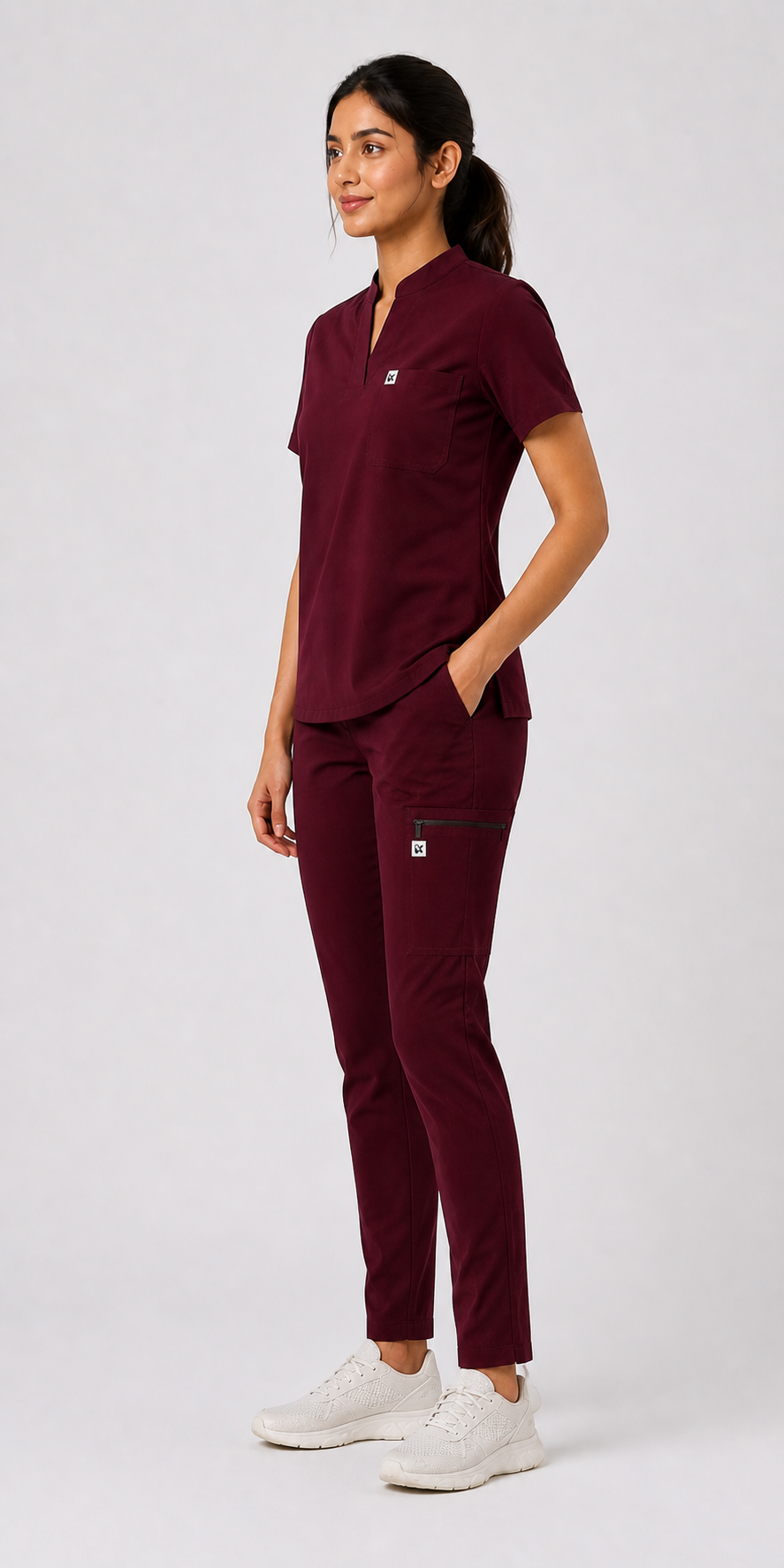 Classic Women’s Scrub Midnight Maroon
