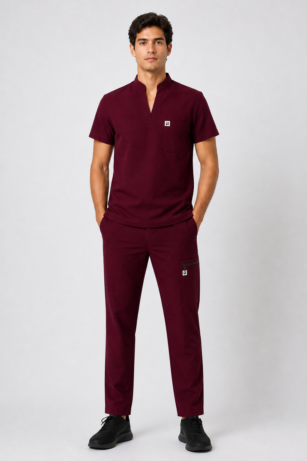 Classical Men’s Scrub Midnight Maroon