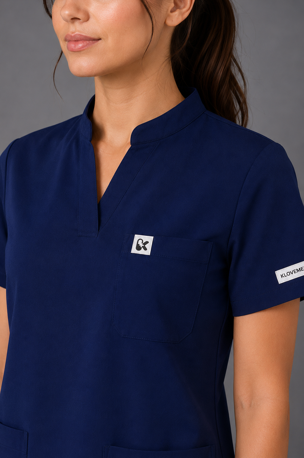 FitX Go women’s Scrub Navy Blue