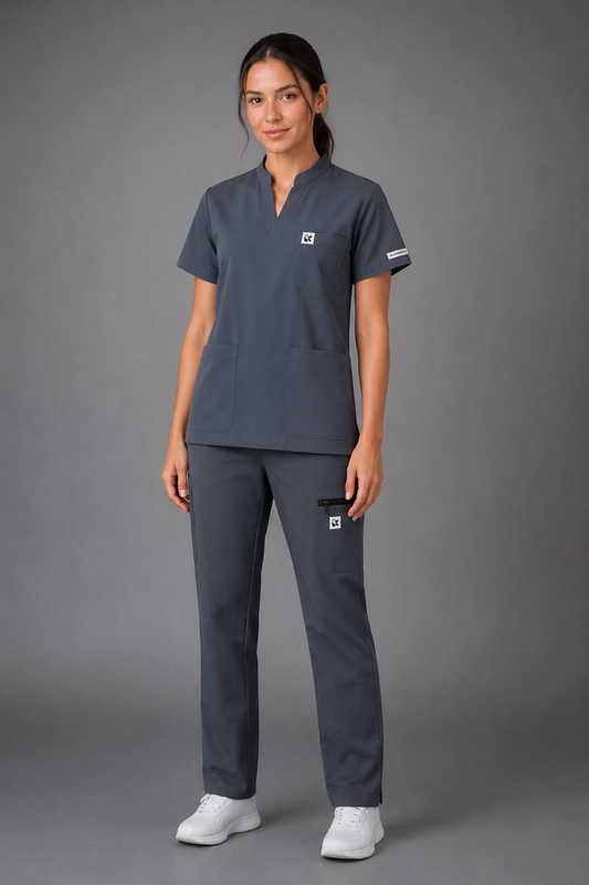 FitX Go women’s Scrub Dark Grey