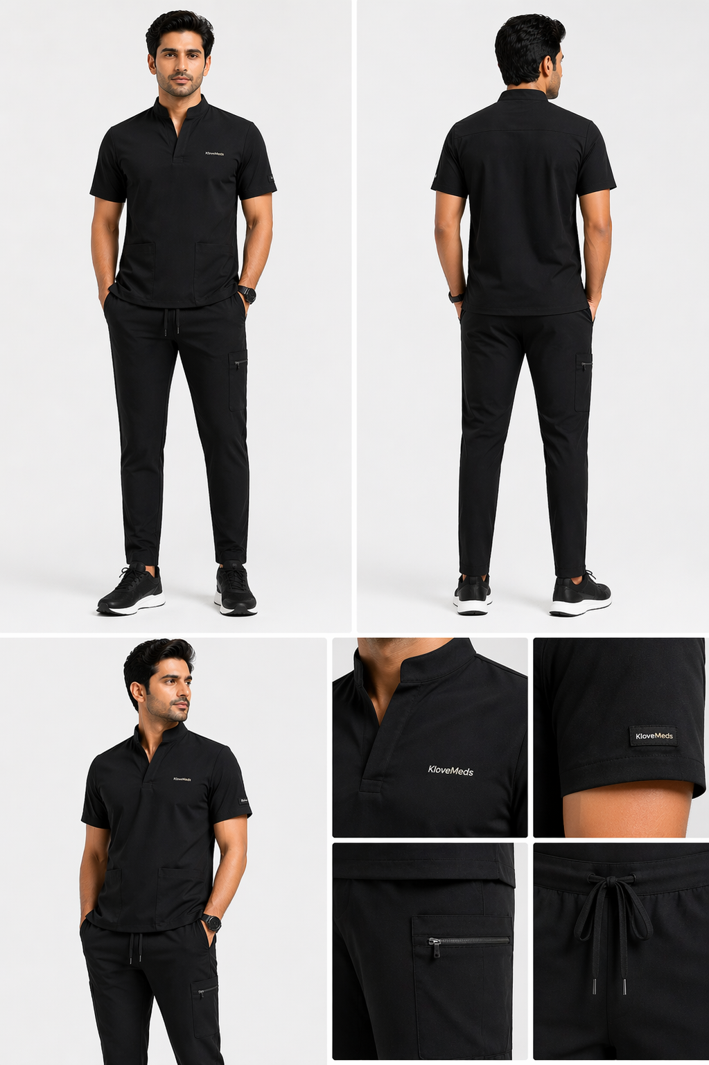 FitX Men’s Scrub Black