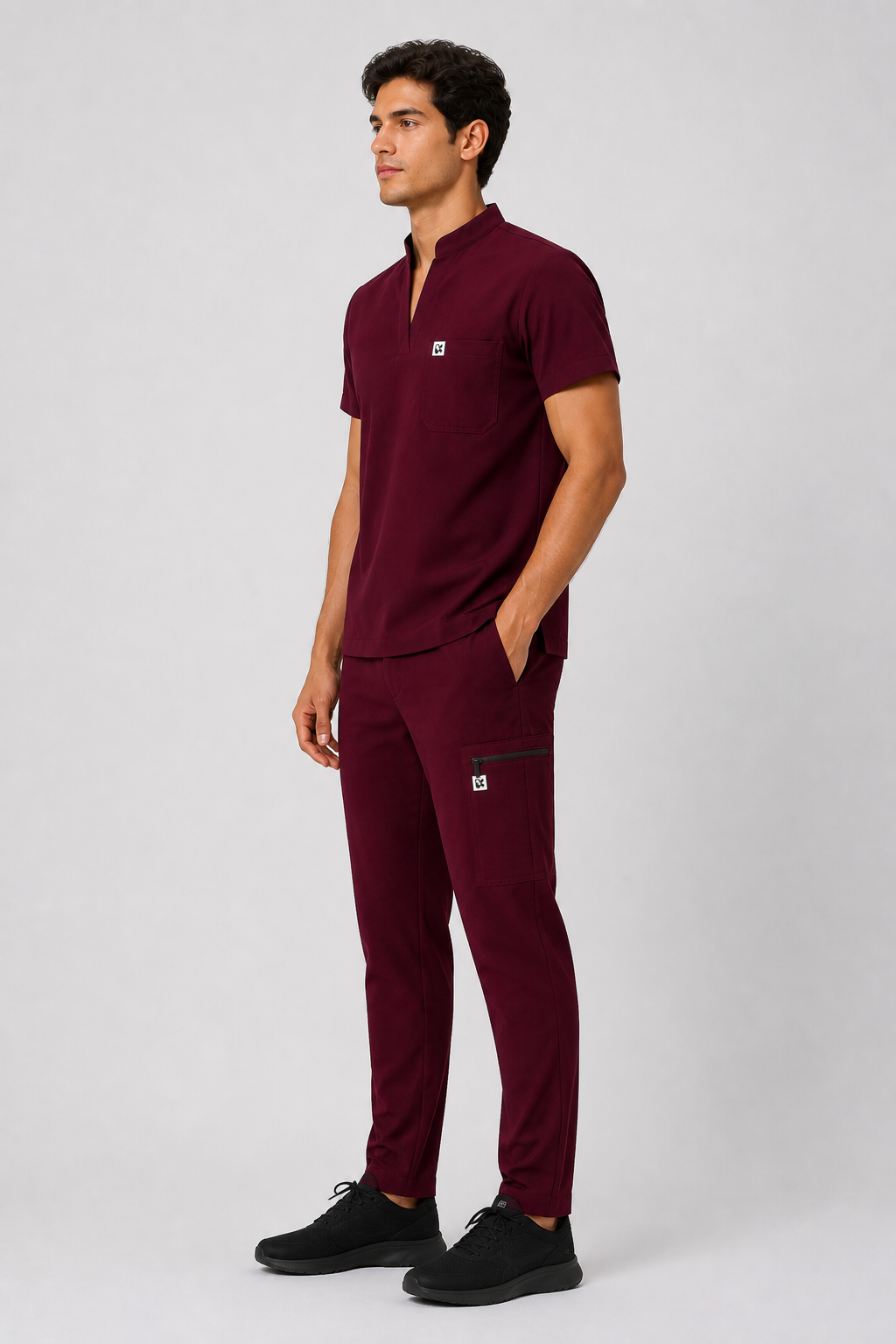 Classical Men’s Scrub Midnight Maroon