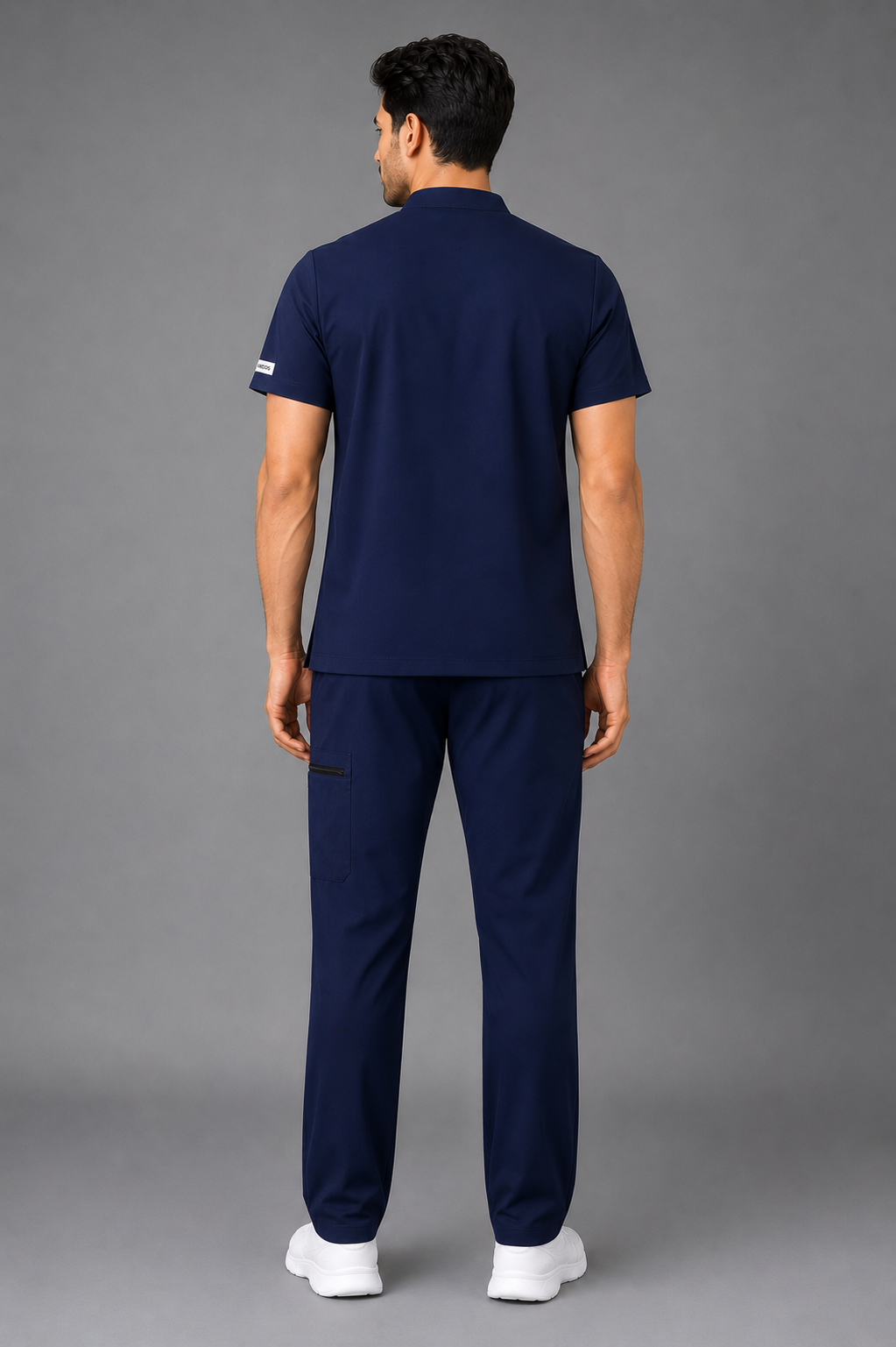 FitX Go Men’s Scrub Navy Blue