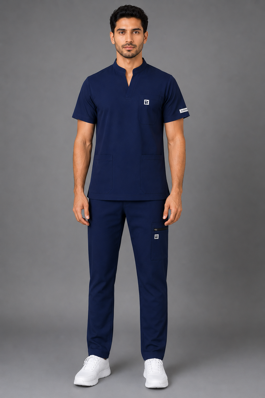 FitX Go Men’s Scrub Navy Blue