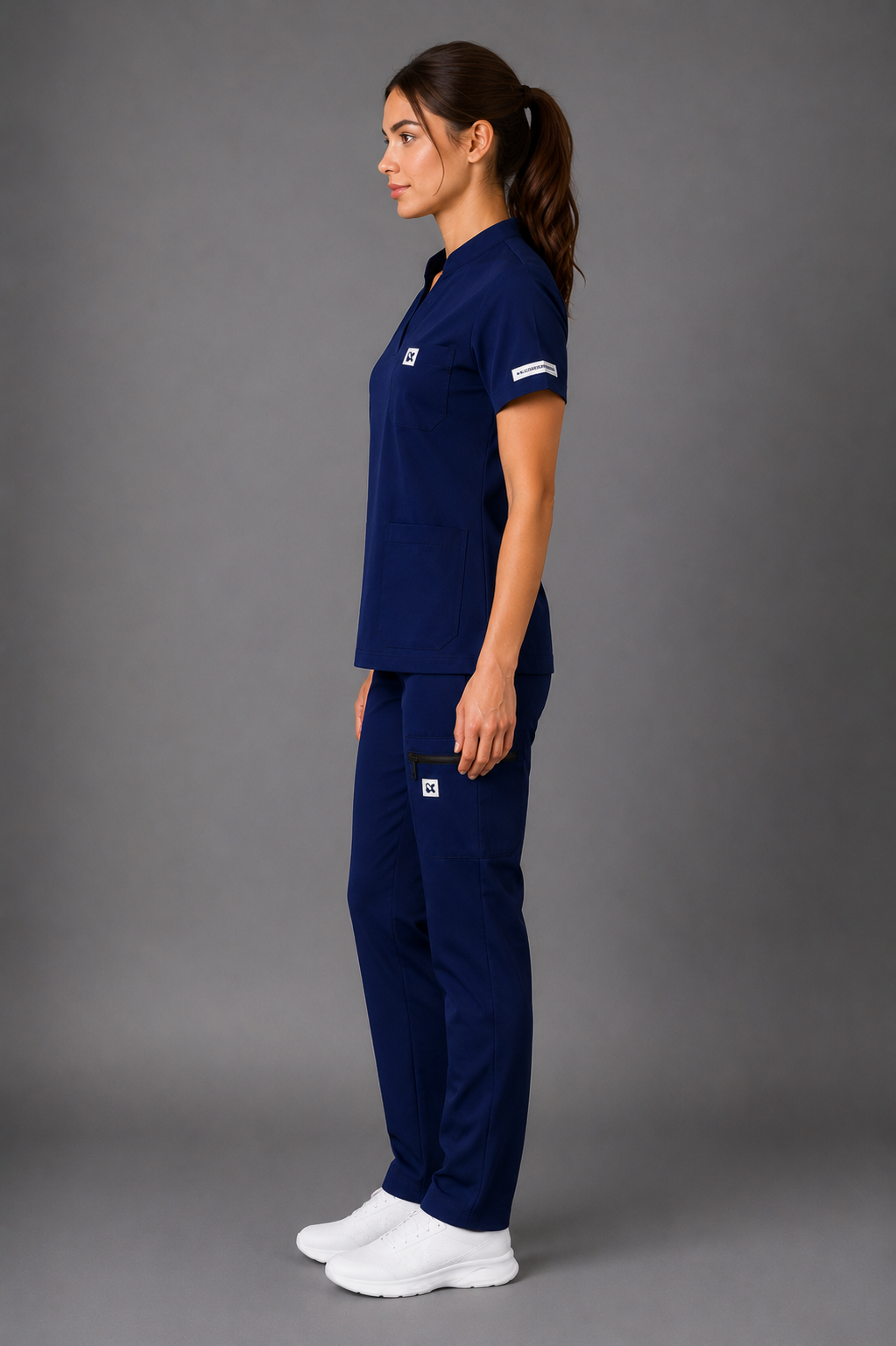 FitX Go women’s Scrub Navy Blue