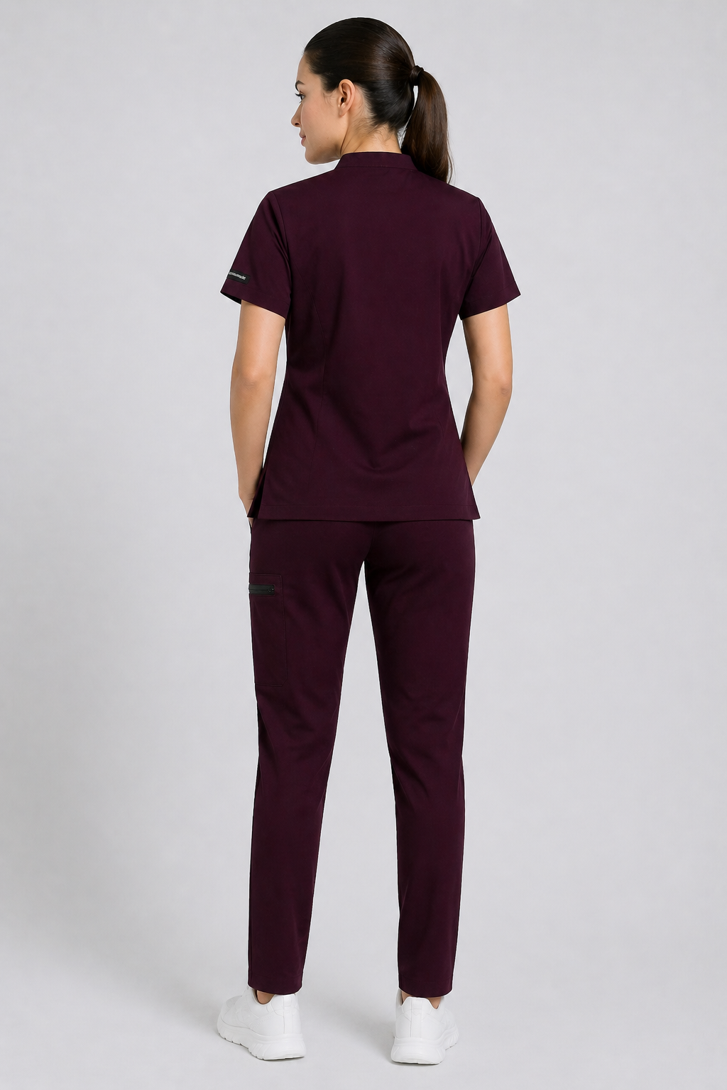 FitX women’s Scrub Midnight Maroon